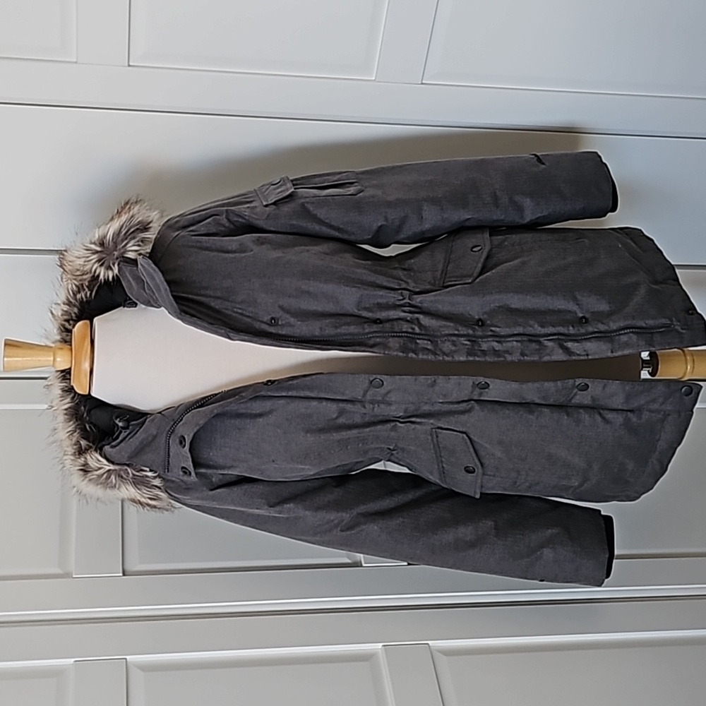 Eddie Bauer Down Grey Parka